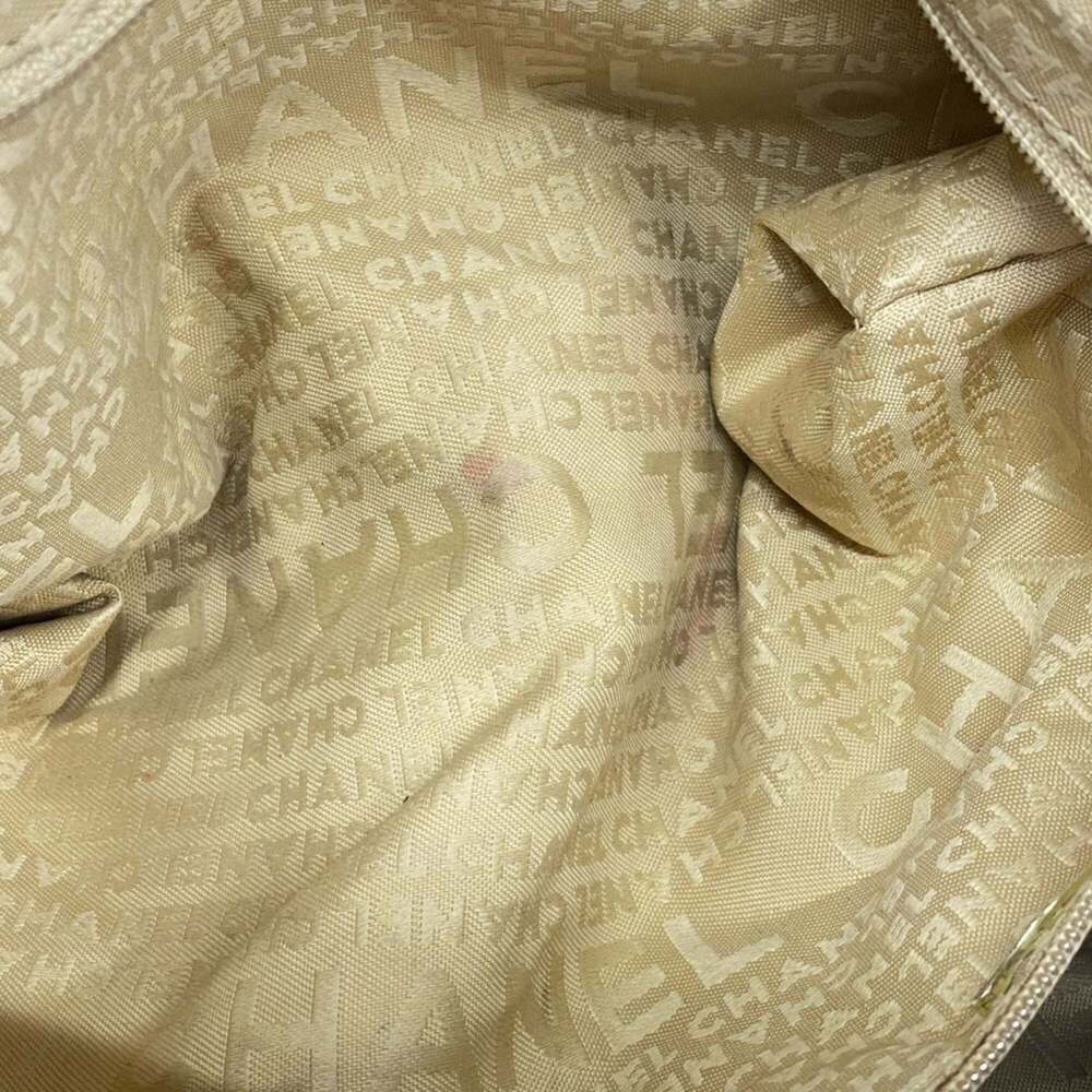 Chanel Chocobar Handbag, Beige Lambskin, Women's - Picture 9 of 12